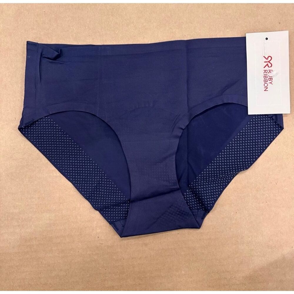 Ruby Ribbon Second Skin Panty Evening Blue Nwt Size XS